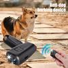 Anti Barking Device Ultrasonic Dog Barking Deterrent with LED Light 3 In 1 Handheld Puppy Trainer Bark Control Dog Repellent Tool