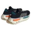 Adidas NMD_S1 Черно-бирюзовые оранжевые кроссовки унисекс Core-Black Grey-Five Off-White FZ5706