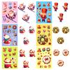6 Christmas Day Celebration Decorations Face-Changing Stickers Parent-Child Interaction Diy Santa Claus Wreath Puzzle