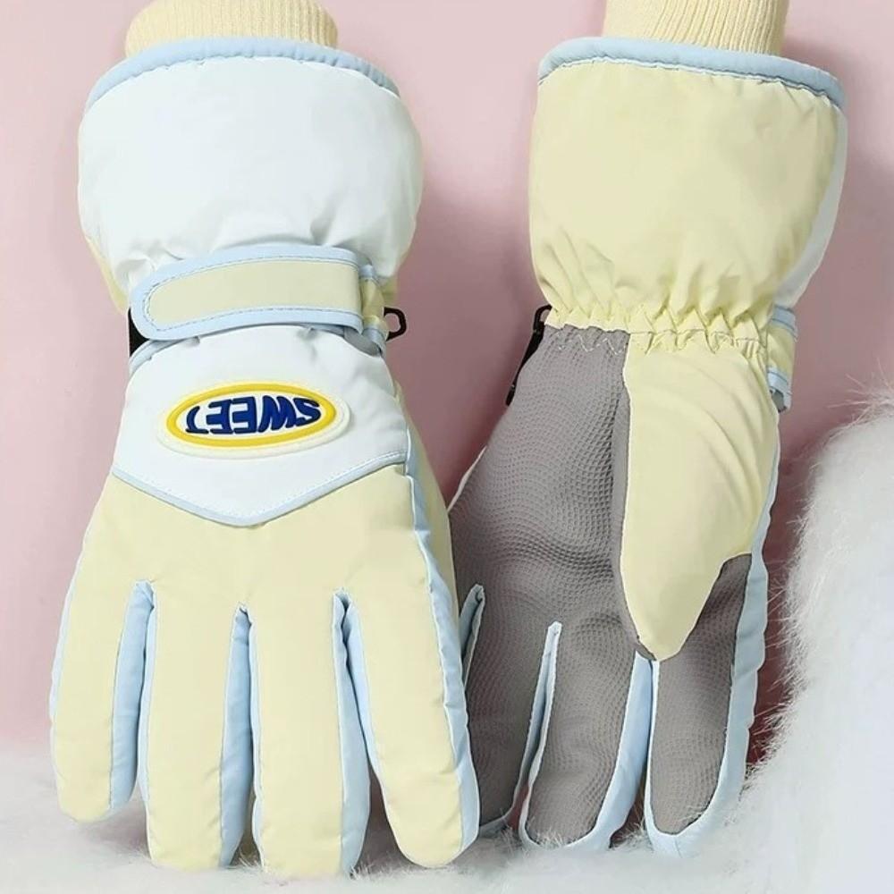 Keep Warm Snowboard Gloves Cycling Mittens Fashion Full Finger Mittens Outdooor