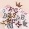 Accessories Bead Sequins Embroidery Cloth Label 26 English Letters Patch Sticker Accessories Computer Embroidery Label Badge Cloth Sticker