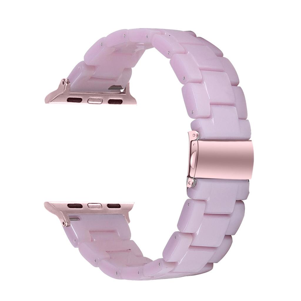 "Compatible Resin & Rubber Strap for Apple Watch 42mm/46mm"