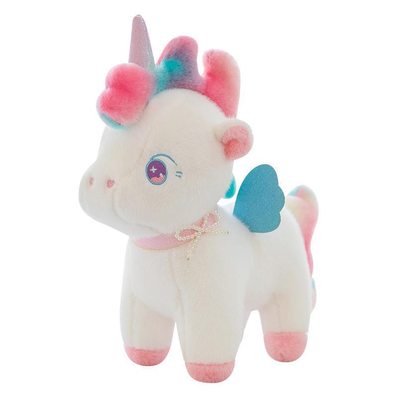 Rainbow Plush Unicorn Pony Doll - Comfort Pillow Gift for Kids