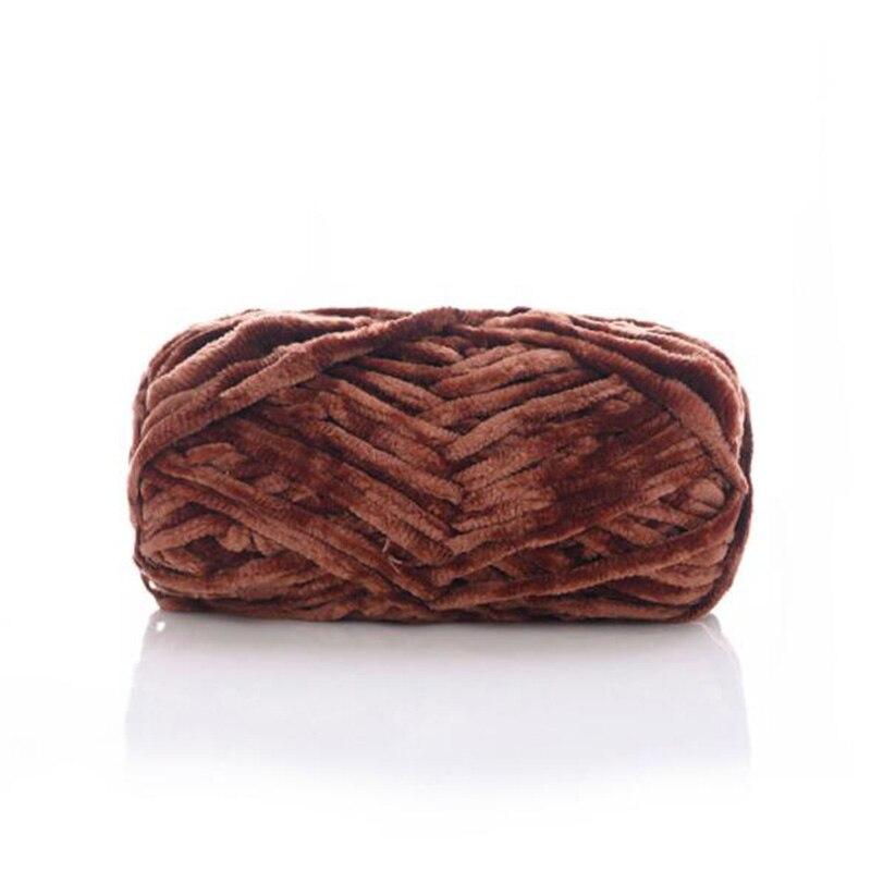 100 г/шар синельная бархатная пряжа, шерстяная толстая теплая пряжа для вязания крючком, хлопковая детская шерсть, свитер ручной вязки «сделай сам», 80 м