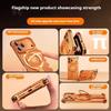 Oatsbasf Metal Phone Case for iPhone 17 Pro Max/17 Pro with Magnetic Stand 360° Rotatable Magsafe Aluminum Metal Frameless Cover