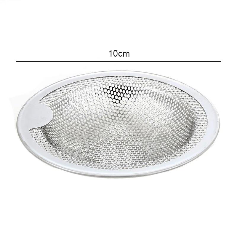 Kitchen Sink Filter Stainless Steel Sink Strainer Mesh Bathroom Floor Drains Catcher Waste Drain Hole Filter Kitchen Accessories