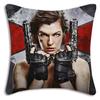 Классическая подушка Resident Evil s Мультяшная Декоративная для Дивана Дома Двусторонняя Печать Короткий Плюш Милая Подушка n,(3)