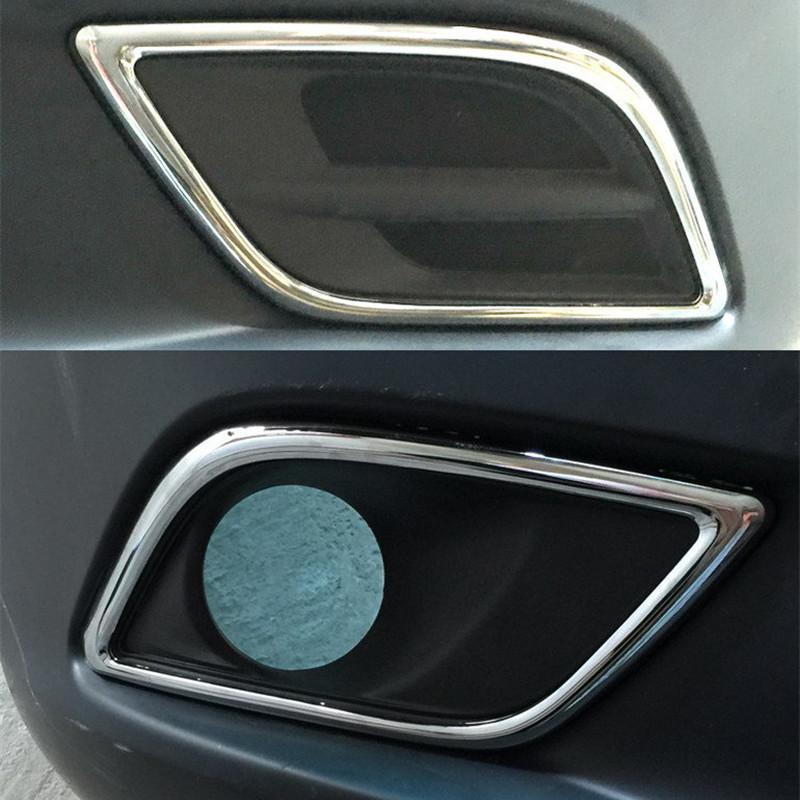 1 Pair Car Front Fog Lamp Light Molding Rings Trim Cover Car Accessories For Chevrolet Sail 3 LOVA RV Fog Lamp Frame Protection
