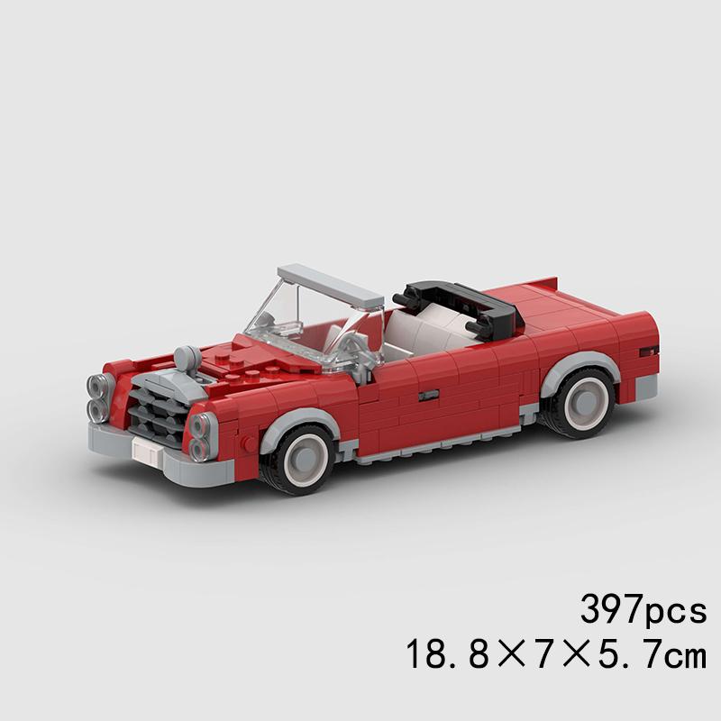 MOC Car Super Race City Speed ​​Sport Pickup Vehicle Model Building Blocks Rally Supercar Racing Bricks Christmas Gift Technical