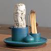 Simple Design Candle Holder Multifunctional Ceramic Incense Tray Incense Stick Holder  Room Decor