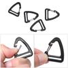 Plastic Alloy Outdoor Tool Spring Quickdraws Clip Hooks Keychain Belt Buckles Triangle Carabiner