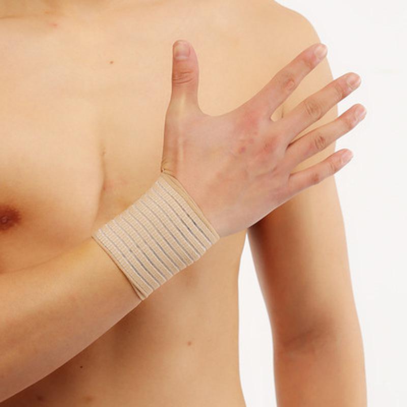 1 шт. эластичный бинт в полоску для рук, безопасный, грязеотталкивающий, носимый спортивный наколенник, ремень для защиты лодыжки и ног, браслет для запястья для фитнеса