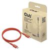 Кабель USB - CLUB 3D - CAC-1511 - 1 м - USB 2.0 - USB C - Оранжевый