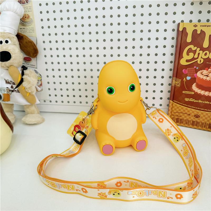 Милая трехмерная силиконовая сумка в виде молочного дракона, детский подарок, маленькая сумочка в зарубежном стиле, новая мультяшная мини-сумка через плечо для мелочи