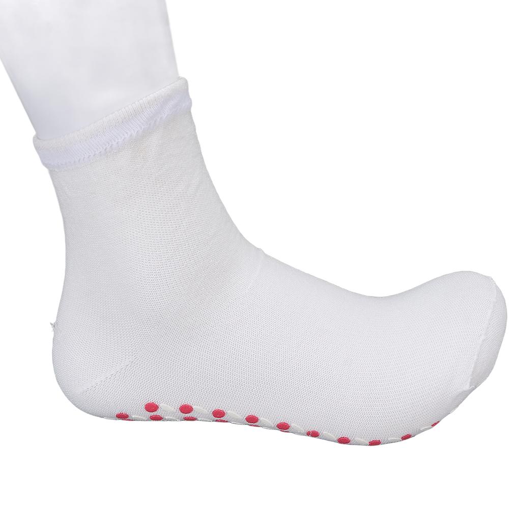 Носки для акупрессурного массажа стоп, Зоны рефлексологии, Точки давления, Схематичные носки с обозначенными отражающими зонами