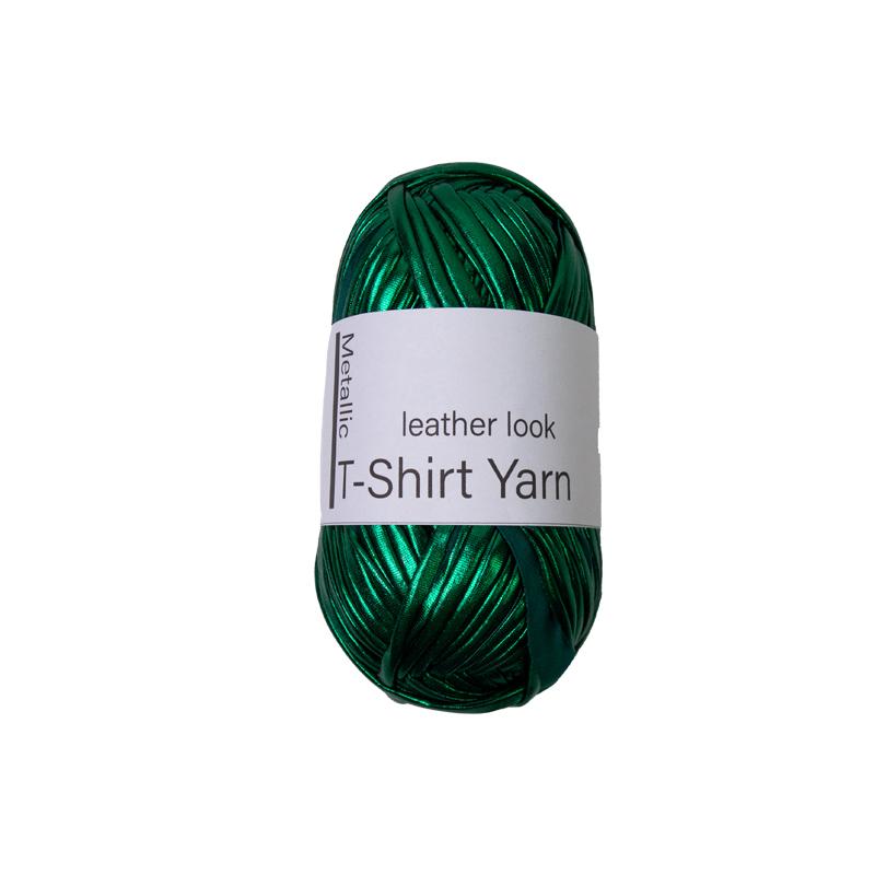 100g/Roll Shiny T-Shirt Yarn DIY Bag Shoes Metallic Cloth Fabric Yarn Knitting Crocheting