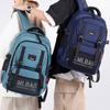 Мужской рюкзак с буквенным принтом, женский многофункциональный спортивный рюкзак большой емкости