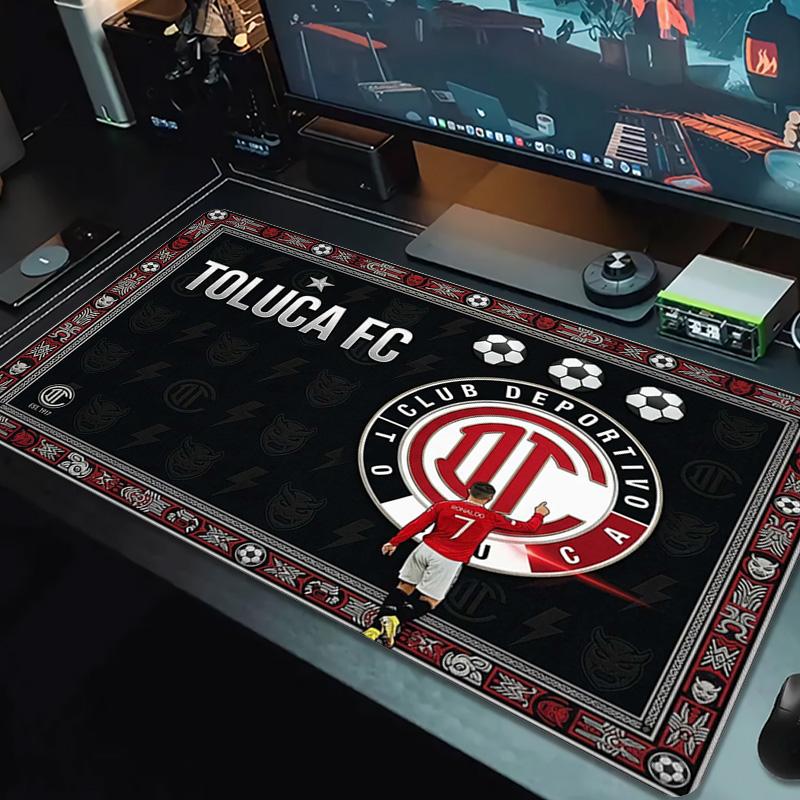 Toluca Color Mouse Pad Large Gaming Table Cushion Non-slip Laptop Tablet Big Mousepad XXL Mat Mini PC Playmat With Lock edge