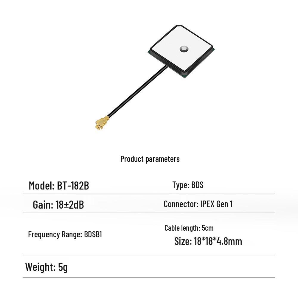 North Sky BT-580 High Gain Ceramic Antenna with Built-in Active GNSS for BeiDou & GLONASS.