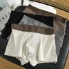 Men Boxer Shorts Underpants Cotton Solid Color Breathable Men's Pouch Panties Underwear Comfortable Boxers