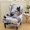 Чехлы на стулья с эластичным принтом, эластичные чехлы на кресла из спандекса, европейские чехлы для диванов с задней спинкой и чехлами на сиденья