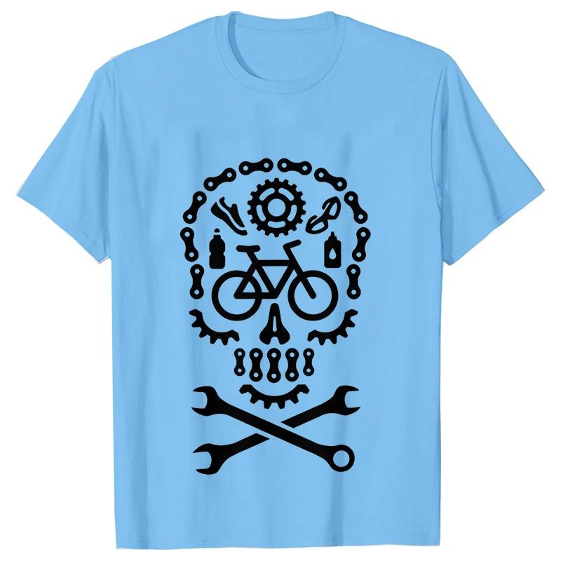 Mountain Bike Funny Unisex Graphic Fashion Men's Clothing Short Sleeve T Shirts O-Neck Harajuku Bicycle Cycling Men T-shirt