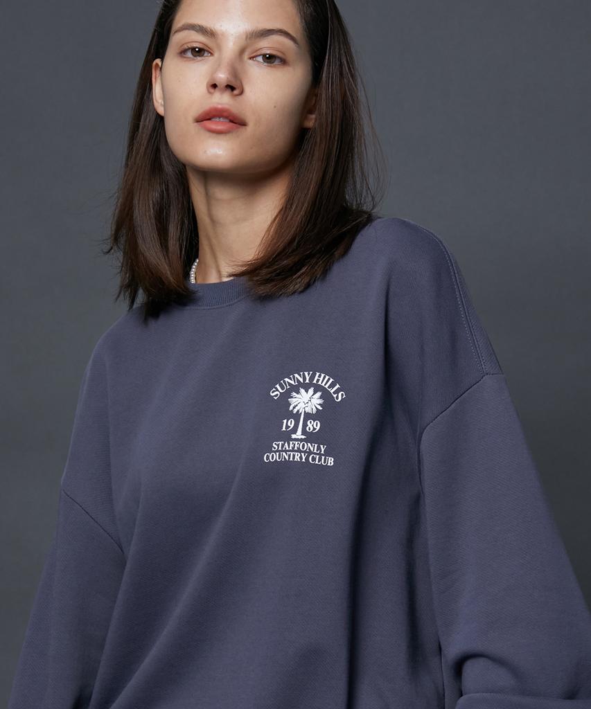 STAFFONLY Palm Tree Sweatshirts (Washed Navy)