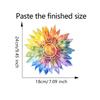 Наклейки-ловцы солнца в виде подсолнуха, самоклеящиеся, наклейка на окно/стену, ловец солнца, создатель радуги, обои для спальни, домашний декор