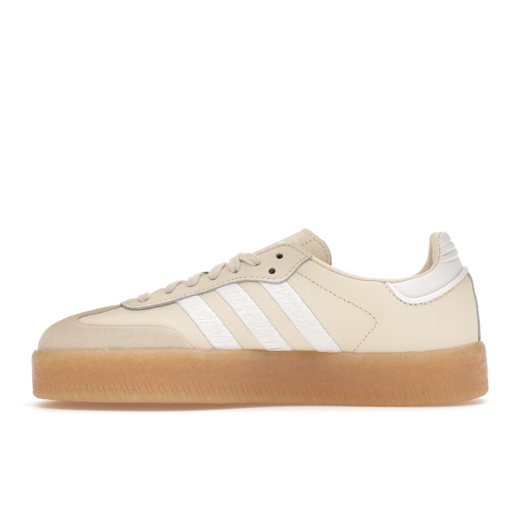 Adidas Sambae Wonder White Silver Metallic Gum Женские кроссовки Кремово-белые ID0434