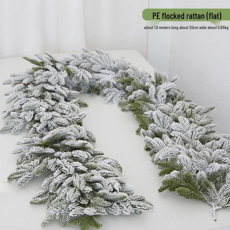 Christmas Snowflake Garland for Hotels, Malls, Windows, Doors & Stair Handrails