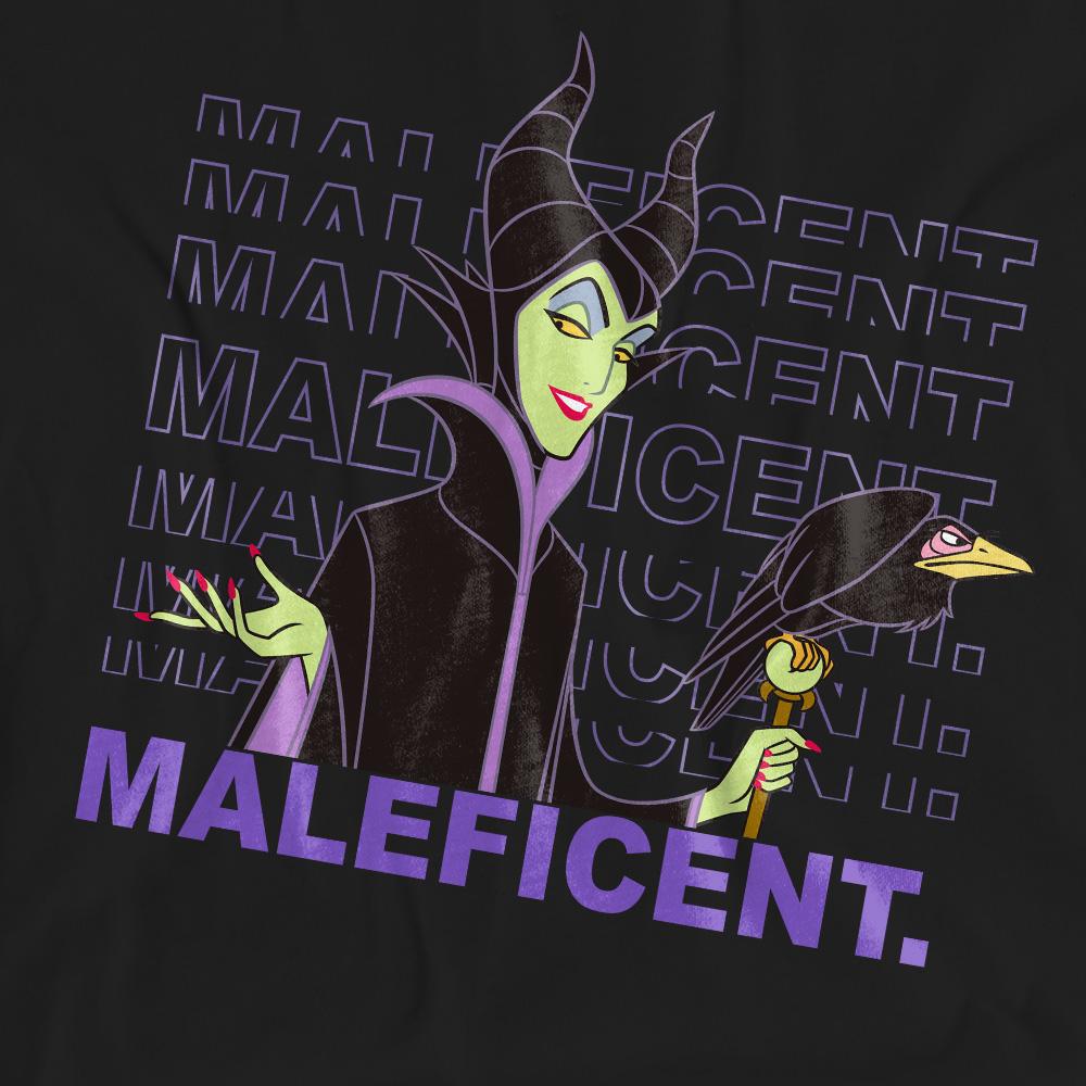 Disney Villains Unisex Adult Maleficent Repeat Name T-Shirt