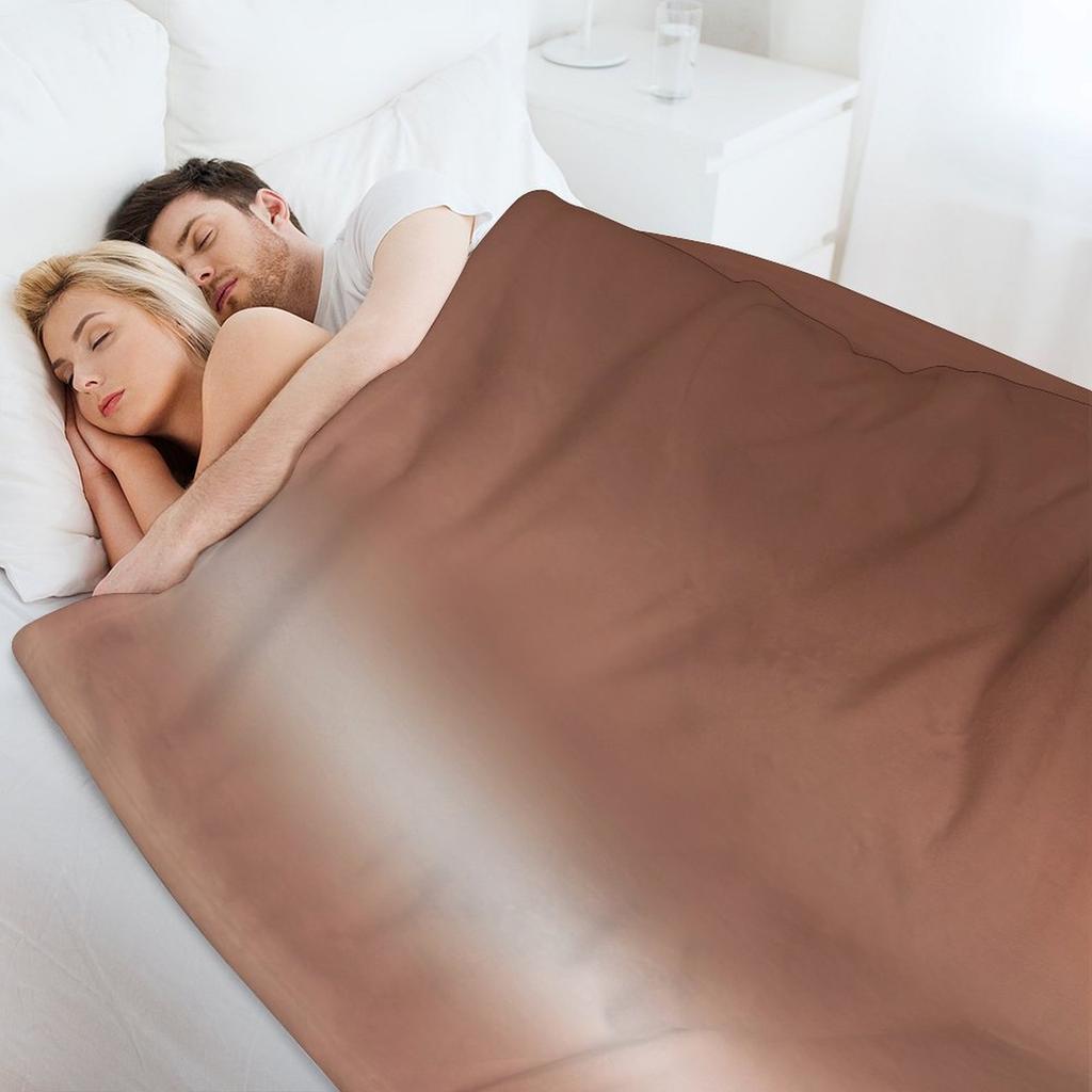 COPPER Throw Blanket Flannel Fabric Polar Soft Plush Plaid Designers Blankets