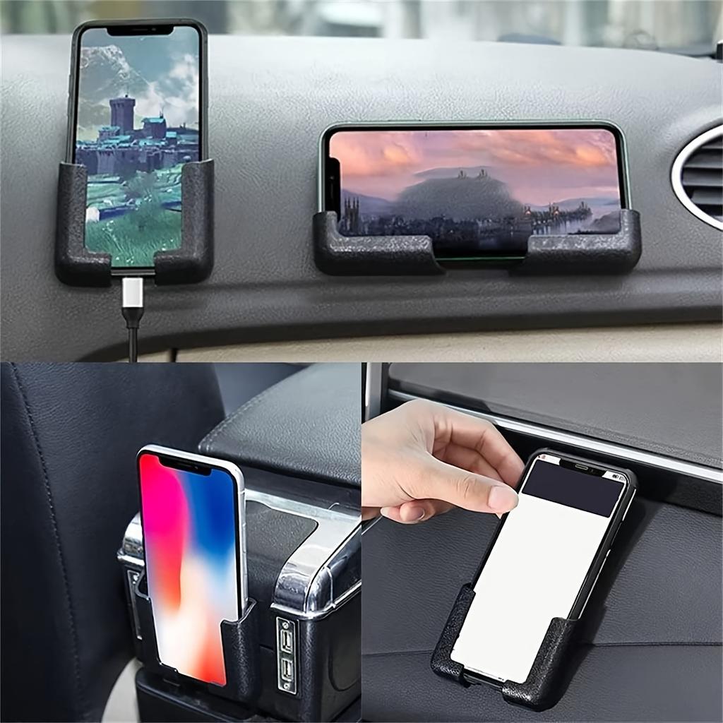 4pcs Car Gravity Phone Mounts Universal Anti Slip Dashboard Holders Vehicle Accessories Durable Car Phone Mobile Devices Stands
