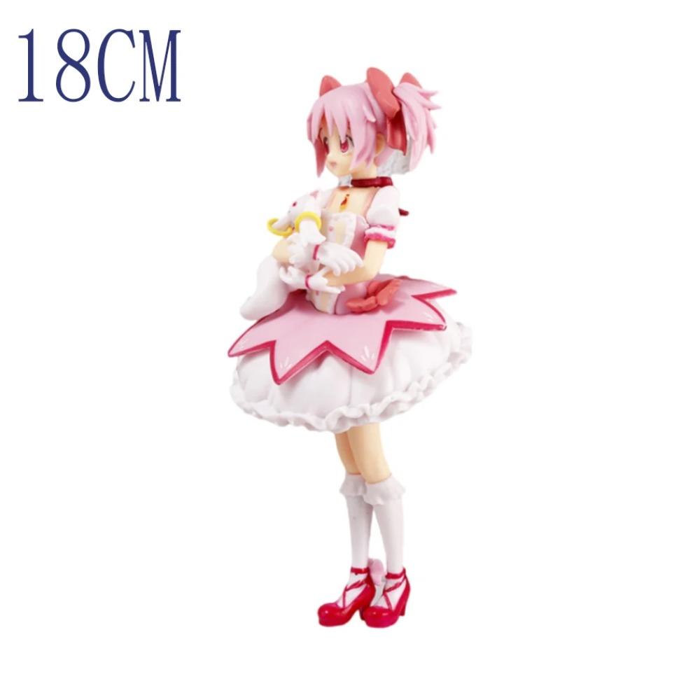 18СМ Фигурка Аниме Puella Magi Madoka Magica Канамэ Мадока Волшебная Девушка ПВХ Аниме Фигурки Модель Аниме Мультяшная Модель Игрушка Подарок