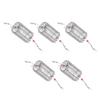 5Pcs Fishing Bait Cages Lure Cage Stainless Steel Fishing Trap Basket Feeder Holder M