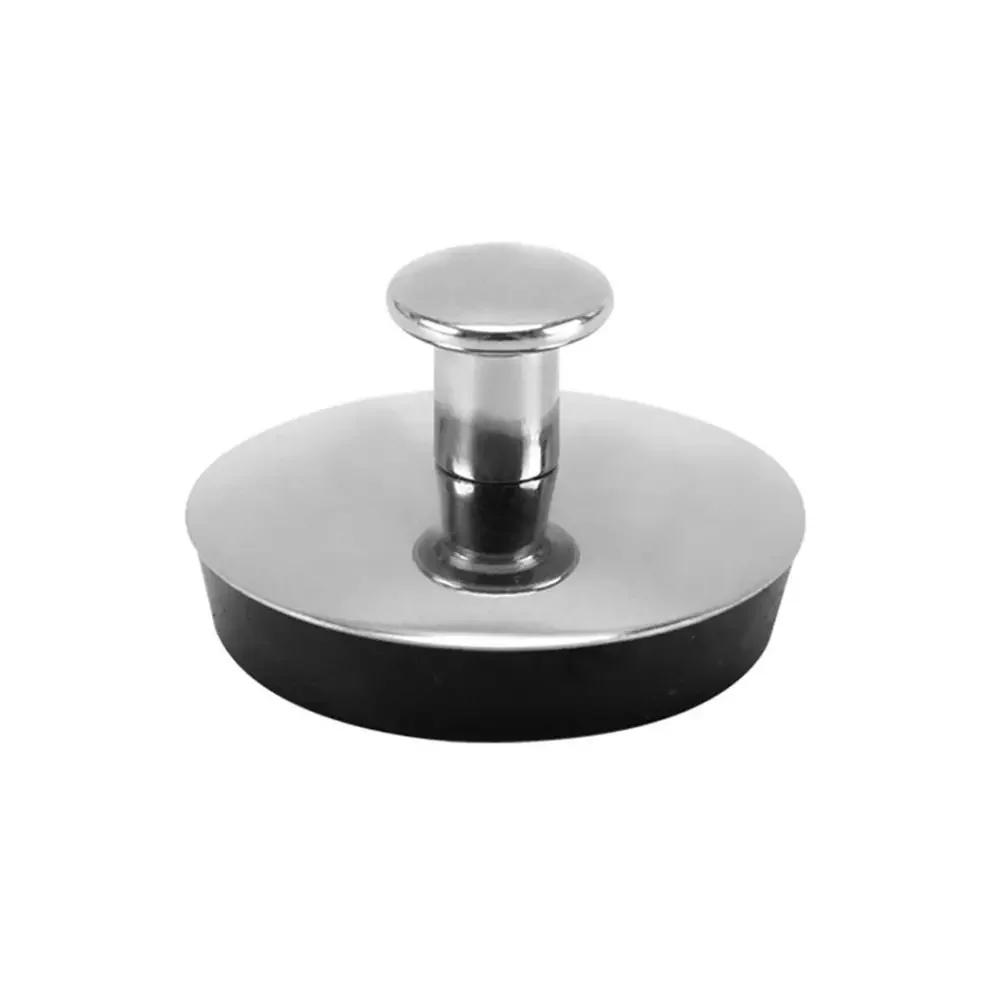 1pc Bathroom Washbasin Stainless Steel Sink Plug Bathtub Drain Stopper Rubber Sink Plug Bathtub Drain Stopper Sink Plugs