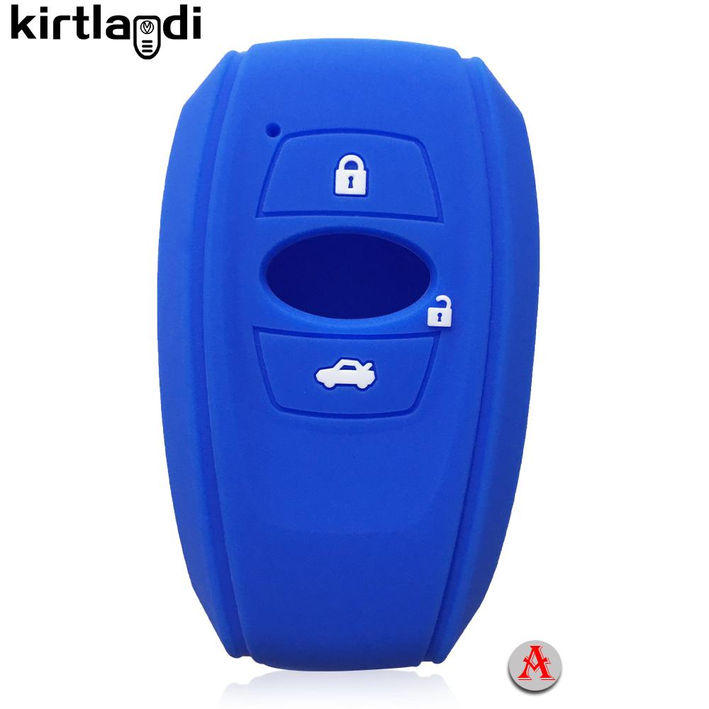 Силиконовый чехол-держатель для ключей, оболочка, чехол для ключа автомобиля для Subaru Forester XV BRZ LEGACY SV 2019 2020, 3/4 кнопки, защита дистанционного бесключевого доступа