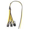 Кабель питания PCI-E - 1 на 3 6+2 Pin (70см)
