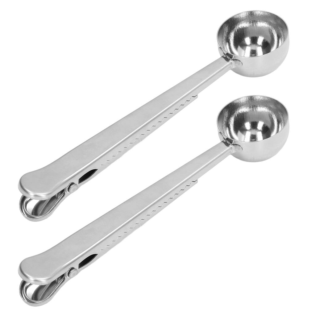 2 шт. Кофейная ложка-зажим, матовый внешний вид, тонкая работа, классический современный пищевой материал, кофе