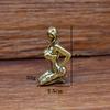 Brass Modern Beauty Statue Ornaments Desktop Office Bedroom Desktop Handicrafts Beauty Art Simulation Model Ornament Collection