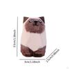 Cat En Wood Figurine Carved Animal Art Sculpture