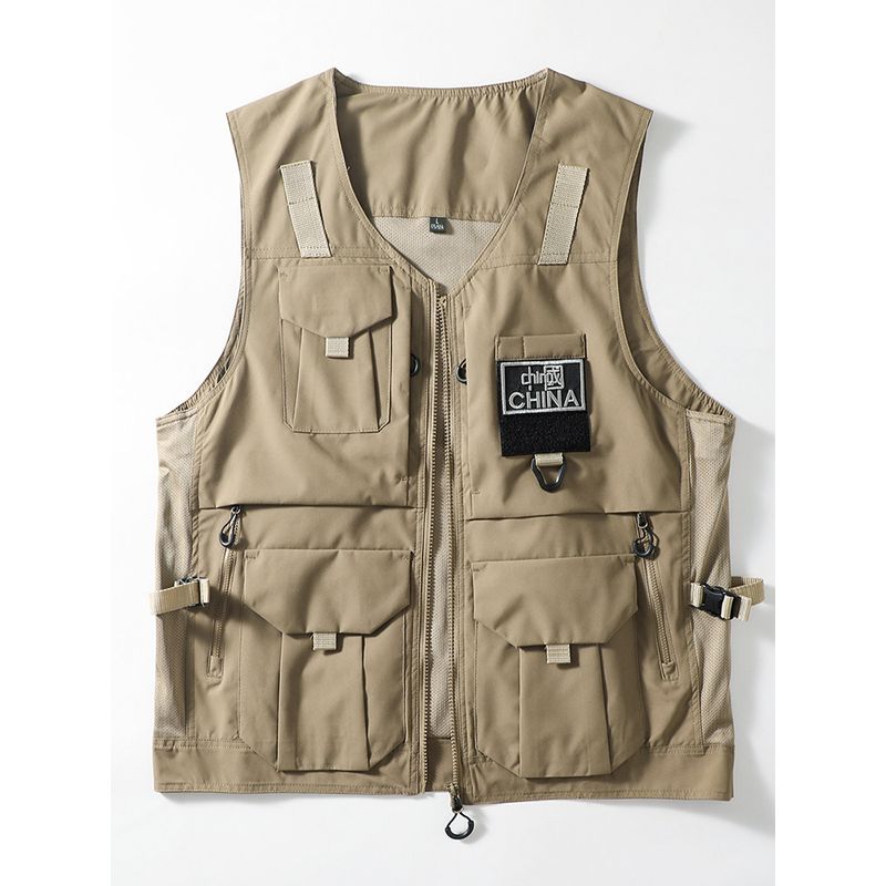 Рыболовный жилет мужской Lian Hang Outdoor Альпинизм Туризм Функция Луя Многофункциональный Тактический жилет Грузовой Жилет для фотосъемки
