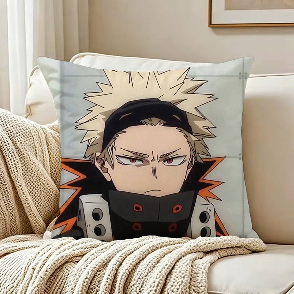 KKatsuki BBakugo MMHA Various Sizes Square Pillow Case For Car Home Bedchamber Decor
