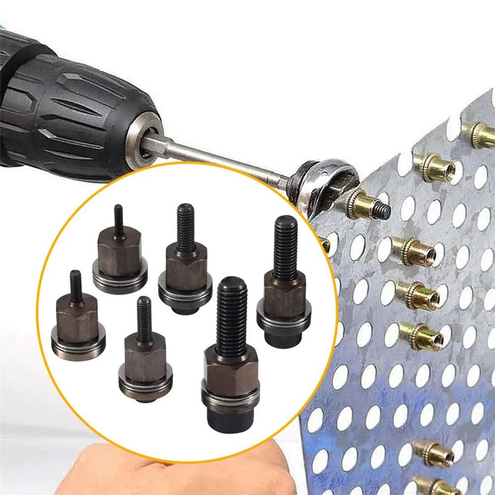 Carbon Steel Rivet Nut Tool Tip for Manual Riveters Supporting M10 Rivet Nut Sizes in Automotive Body and Chassis Assembly