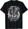 Black And White Lion Head Tee Gift Unisex T-Shirt