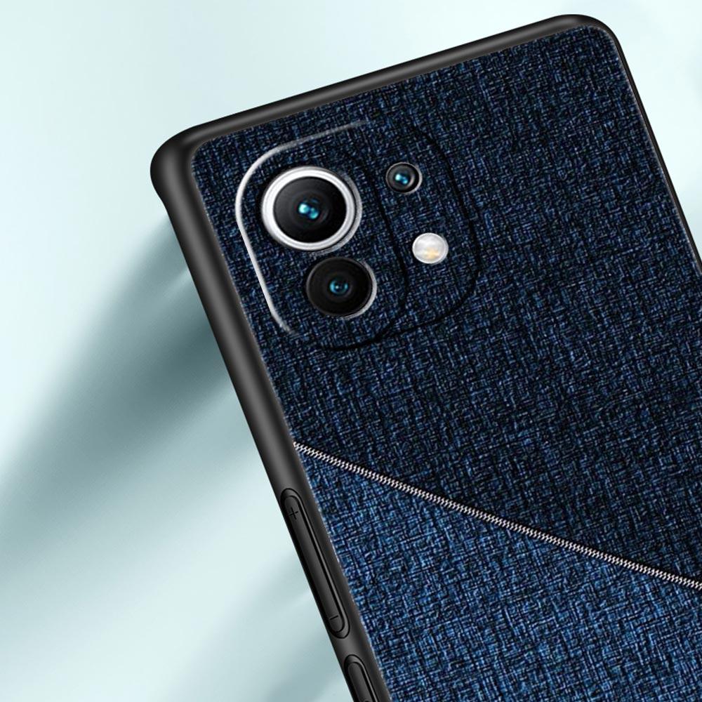 Чехол-накладка из кожи с узором для Xiaomi Mi 17 Pro Max 15 14 13 12 11 Ultra 15T 14T 13T 12T 11T Pro Lite Мягкий ТПУ корпус