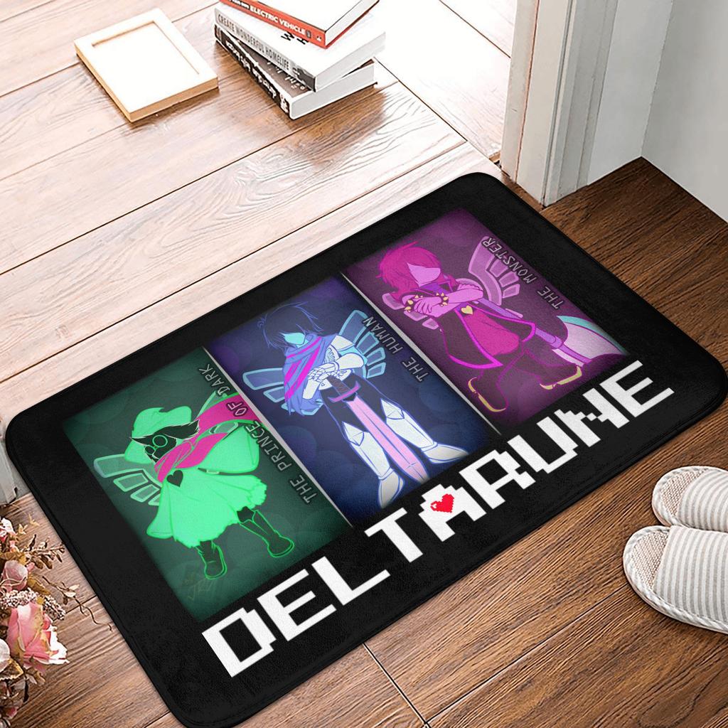 Tenna Deltarune Игра Дверь Пол Ванная Коврики Противоскользящие Уличные Это Время ТВ Мем Коврик для прихожей Спальня Балкон Вход Ковер Коврик