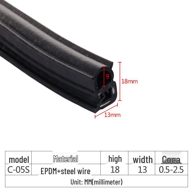 Уплотнительная лента из EPDM-резины для шкафов - Пылезащитная, водонепроницаемая, противоударная лента для механических электрических коробок