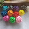 Rattan and Willow Ball Decor: Kindergarten, Pet Toy, Christmas Ornaments, Handcrafted Pendants