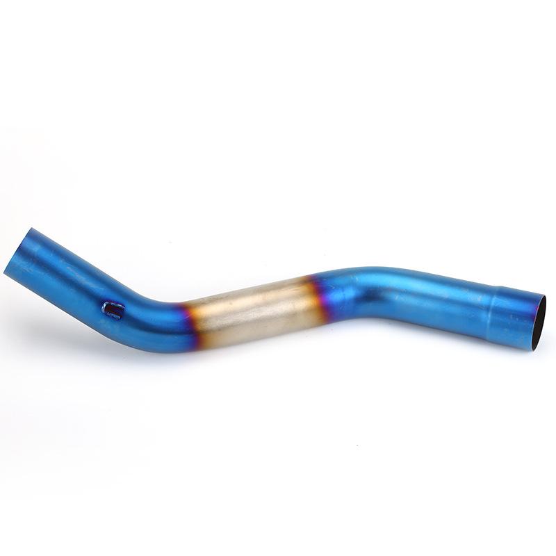 Средняя часть выхлопной системы из нержавеющей стали для ZX10R ZX6R: Простая установка, неразрушающая модификация выхлопной системы мотоцикла